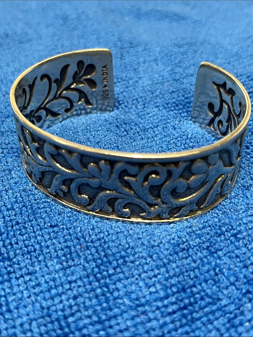 Vintage Silpada Sterling Silver Ahead Of The Curve Cuff Bracelet | B3080